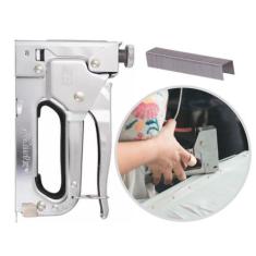 Grampeador manual de metal c/ ajuste de pressao  mtx