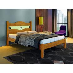 Cama Casal 100% Mdf Julia Casal Resistente Moderno