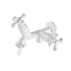 Torneira Para Tanque Derivação Máquina Lavar Marujá Branco