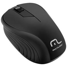 Mouse Sem Fio 2.4ghz Preto Usb 1200dpi Plug And Play Multilas