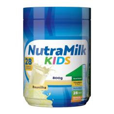 NutraMilk Kids Complemento Alimentar Infantil 800g - 28 Vitaminas e Minerais (Baunilha)