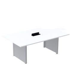 Mesa de Reunião 2000x1200 Mrcpb2012pp Branco/Cinza