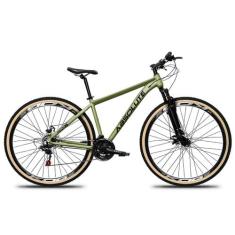 Bicicleta Aro MTB 29 Absolute Nero 5 24 Marcha Freio a Disco, Oliva, 1