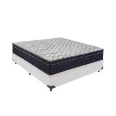 Cama Box Branco E Colchão Víuvo Ortobom Extra Firme Airtech