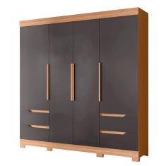 Guarda Roupa Vivacce Casal 4 Portas Albatroz