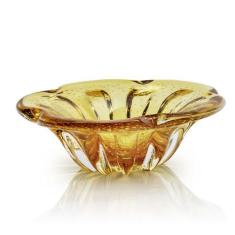 Centro De Mesa Em Cristal Murano Âmbar - São Marcos