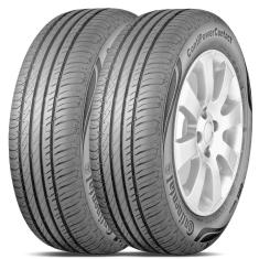 Kit 2 Pneu Continental Aro 17 205/55r17 91v Power Contact