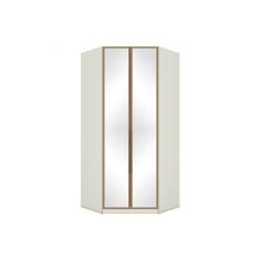 Guarda Roupa Closet De Quarto De Canto Oblíquo Seletto Mc06 C- 2 Portas E 3 Gavetas C- Espelho Areia-jequitibá - Henn