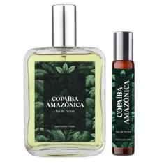 Perfume Copaíba Amônica Masculino 100Ml + Roll On 10Ml - Essência Do B