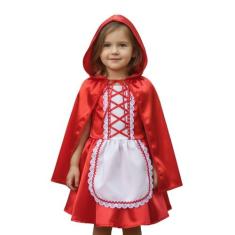 Fantasia Chapeuzinho Vermelho Infantil - Mundo Encantado Fantasias, Ve