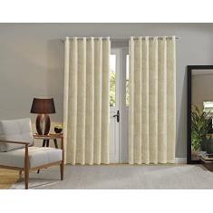 Cortina Jacquard para sala/quarto 4 x 2,5 m | Admirare