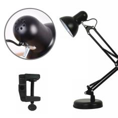 Luminaria Mesa Articulada Garra Regulavel 2 Em 1 Leitura