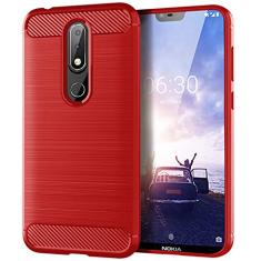 Capa para Nokia X6, toque macio, proteção total, anti-arranhões e impressões digitais + capa de celular resistente a arranhões para Nokia X6