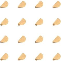 12 peças puxador de madeira de faia estilo nórdico, puxadores de gaveta de madeira, puxadores de porta de armário, puxadores de armário de madeira natural, para armário de cozinha, puxadores