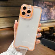 Capa de telefone clara luminosa da cor da fluorescência para o iphone 14 pro max 11 12 13 14 pro max x xr xs max capa tpu macia, o, para iphone 11 pro