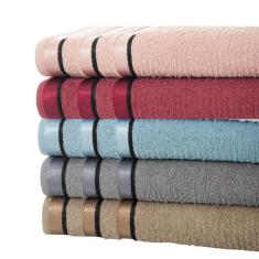 Kit Com 5 Toalha De Banho Gigante Olympus - Canelada