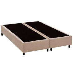 Cama Box Base Universal CRC Camurça Clean Queen 158x198 - A Costa Rica