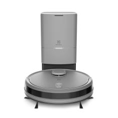Aspirador Robô Electrolux Experience ERB80 Wi-Fi 150W Autonomia 1h40 Mapeamento Base Autolimpante Cinza
