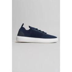 Tênis Signature Malha Tricot Marinho-Masculino