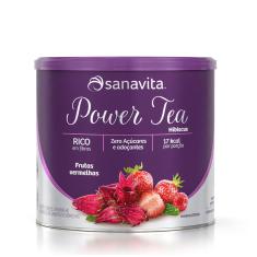 Power Tea Hibiscus Frutas Vermelhas 200g - Sanavita 