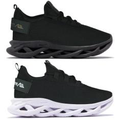 Kit 2 Pares Tênis Academia Caminhada Corrida Leve Adapion Limited - AD