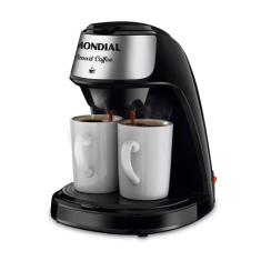 Cafeteira Elétrica Smart Coffe Mondial Preto e Inox 500W C-42-2X-BI, 1