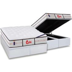 Conjunto Box-ColchãoCastor Pocket Vitagel + Cama King 193