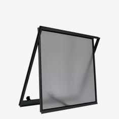 Janela De Alumínio Maxim Ar 60x60cm Preto