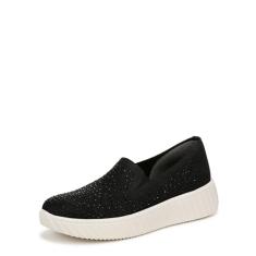 LifeStride Tênis feminino Wednesday Bright Rhinestone Slip-On Preto 39