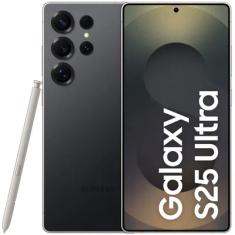 Smartphone Samsung Galaxy S25 Ultra 512gb 5g - Titânio Preto, Com Caneta S Pen, Galaxy Ai, Câmera Quadrupla 200mp + Selfie 12mp, Ram 12gb, Tela 6.9