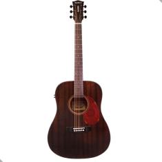 Violão Folk Aço Eletrico Waldman Dex441 Bk Preto