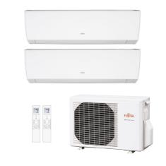 Ar-Condicionado Multi Split Inverter Fujitsu 14.000 (1x Evap HW 7.000 + 1x Evap HW 9.000) Quente/Frio 220V