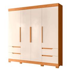 Guarda Roupa Vivacce Casal 4 Portas Albatroz