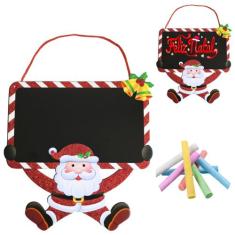 Quadro Enfeite Decoração de Natal Lousa Porta Recados Parede - Inter, 