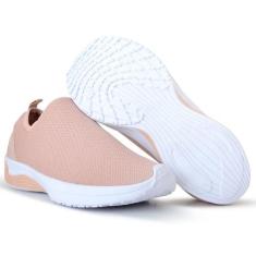 Tênis Feminino Meia Sem Cadarço Calce Fácil Macio Conforto - Californi