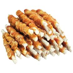 Petiscos para Cães MON2SUN Rawhide Twist - Pacote com 40 Unidades (12,
