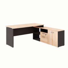 Mesa de Escritório Yaris 1 pt 2 gv Calvi e Preta