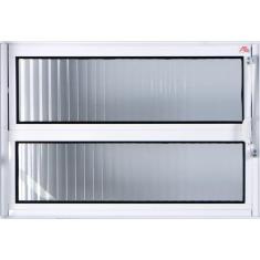 Vitro Basculante De Alumínio 0,60 X 1,00 Branco