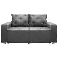 Sofá 2 lugares Retrátil e Reclinável Bariloche 1.60cm c/ Molas - Veludo