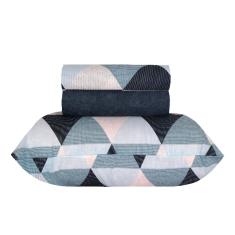 Jogo De Cama Duplo Queen 4 Peças 140 Fios 250x240cm Nico Realce Premium - Sultan