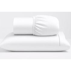 Lençol Solteiro 2 Peças Percal 400 Fios Macio Conforto Beleza e Sofist