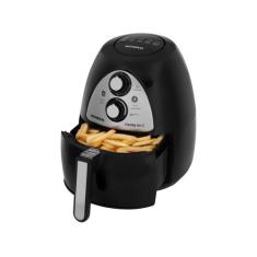 Air Fryer Mondial Family Inox I 4L com Timer, Preto, 220V