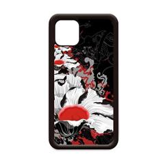 Pintura de decoração de peônia de plantas de flores para iPhone 12 Pro Max Capa para Apple Mini Mobile Case