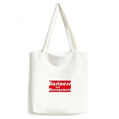Major Business And Management Bolsa de lona vermelha sacola de compras casual bolsa de mão