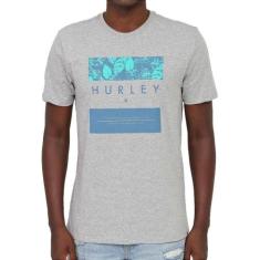 Camiseta Hurley Silk Flower Box Masculina Cinza