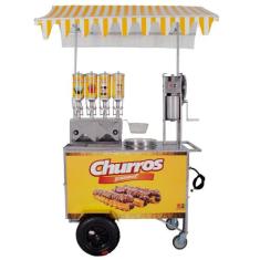 Carrinho De Churros Gourmet R2 4 Doceiras E Masseira R0078