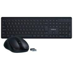 Teclado e Mouse Intelbras Csi50 - Sem Fio Preto