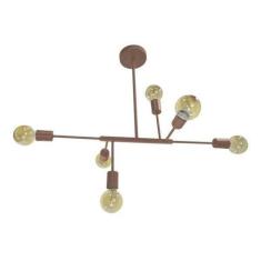 Lustre Vela Retangular Bivolt Roy Jd Molina
