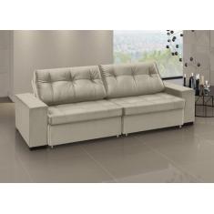 Sofá Orion - Retrátil / Reclinável 200 Cm- Linho - ESTOFADOS GRAFANI