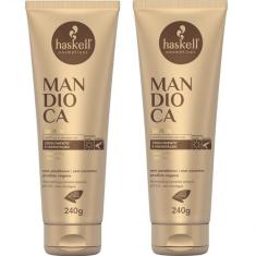 Kit 2 Leave in Haskell Creme De Pentear Mandioca 240gr